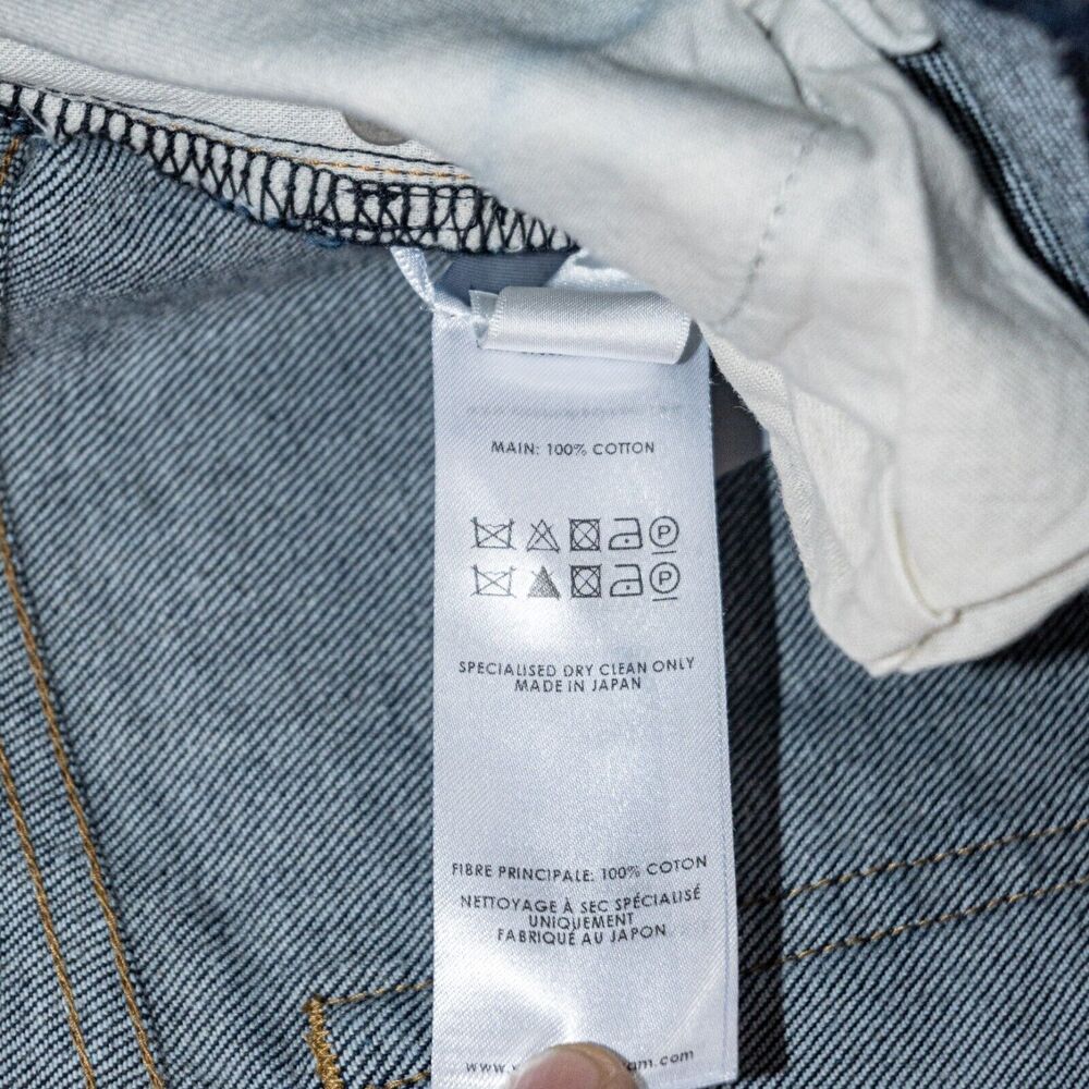 VICTORIA BECKHAM Made in JAPAN High Rise Skinny Leg Raw Denim Jeans Dark wash 28 - Picture 14 of 15